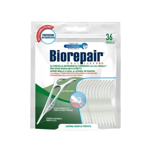 Biorepair Oral Care Antibatterico Forcelle Interdentali Monouso 36 Pezzi Biorepair Oral Care Antibatterico Forcelle Interdentali Monouso 36 Pezzi