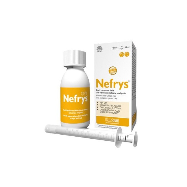 Nefrys Veg 100 100 Ml Con Siringa Dosatrice Alimento Complementare Per Cani E Gatti Nefrys Veg 100 100 Ml Con Siringa Dosatrice Alimento Complementare Per Cani E Gatti