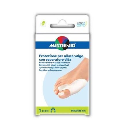 Protezione Master-aid Footcare Per Alluce Valgo Con Separatore Dita Integrato 1 Pezzo D9