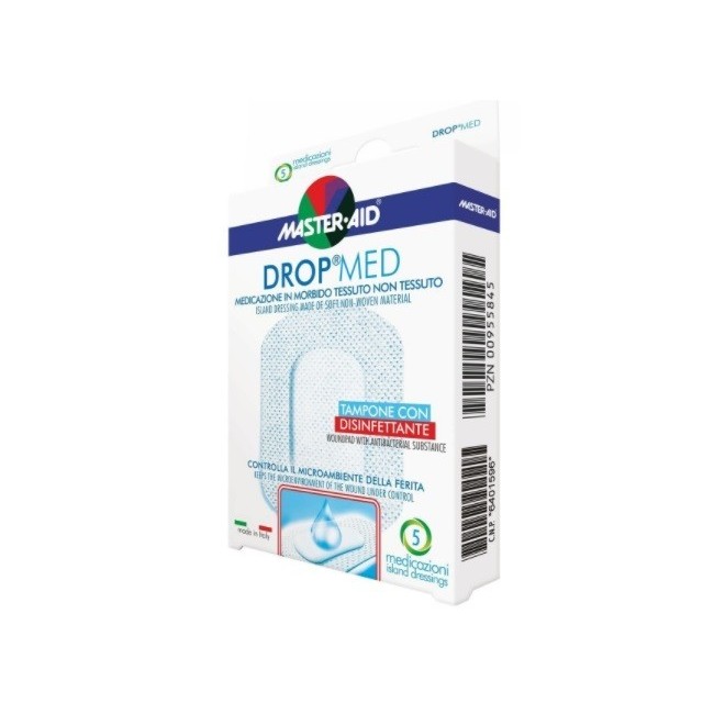 Medicazione Master-aid Drop Med 10 X 10 Cm 5 Pezzi Medicazione Master-aid Drop Med 10 X 10 Cm 5 Pezzi