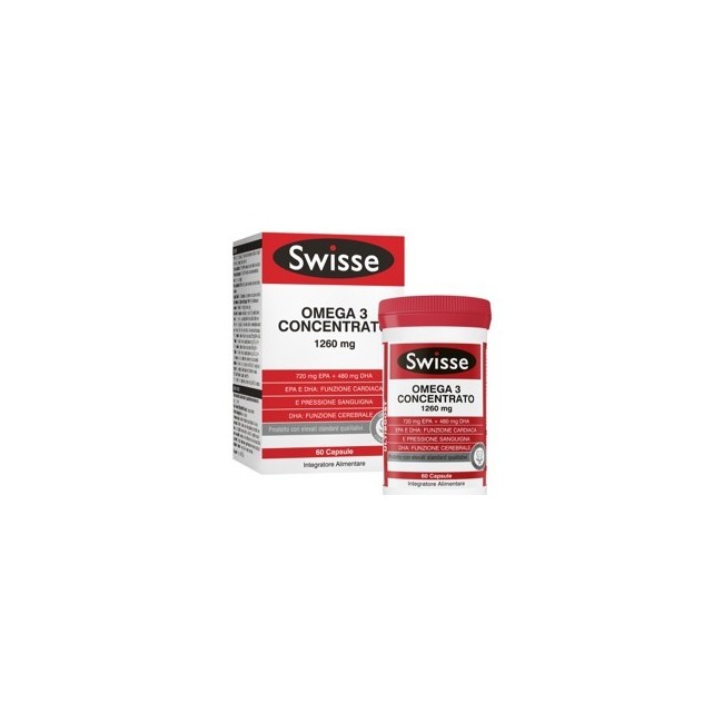 Swisse Omega 3 Concentrato 60 Capsule Molli Da 2440 Mg Swisse Omega 3 Concentrato 60 Capsule Molli Da 2440 Mg