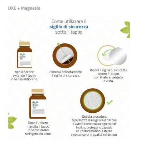 Salugea Dke + Magnesio 60 Capsule Salugea Dke + Magnesio 60 Capsule