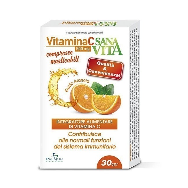 Sanavita Vitamina C Masticabile 30 Compresse