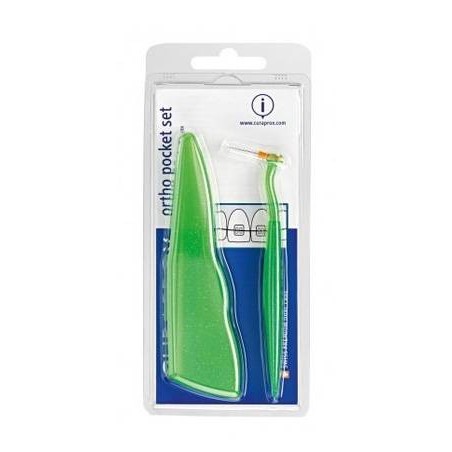 Curaprox Capsule Ortho Pocket Set 1 Set Composto Da 1 Supporto Uhs 451+ Capsule Scovolini 07/14/18+1 Barretta Cera Ortodontica