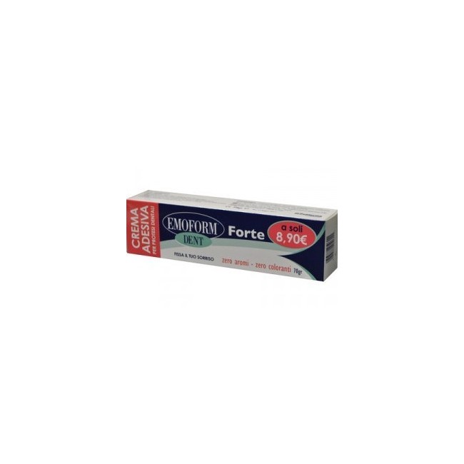 Crema Adesiva Emoform Dent Forte Per Protesi Dentali 70 G
