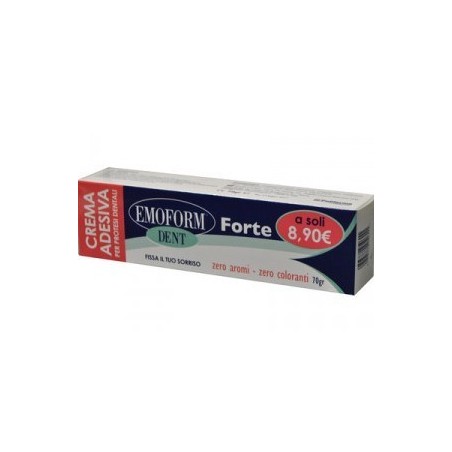 Crema Adesiva Emoform Dent Forte Per Protesi Dentali 70 G