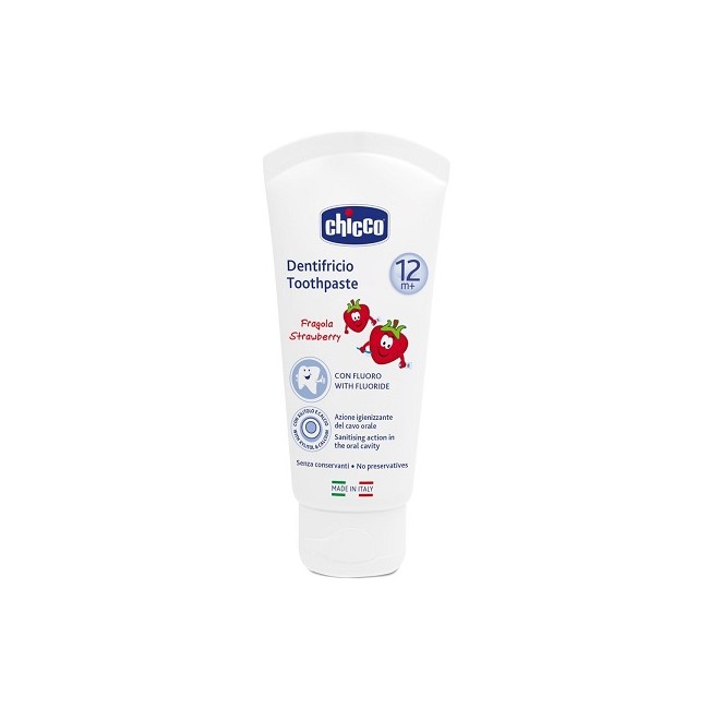 Chicco Dentifricio Fragola 50 Ml 12m+ Con Fluoro Chicco Dentifricio Fragola 50 Ml 12m+ Con Fluoro