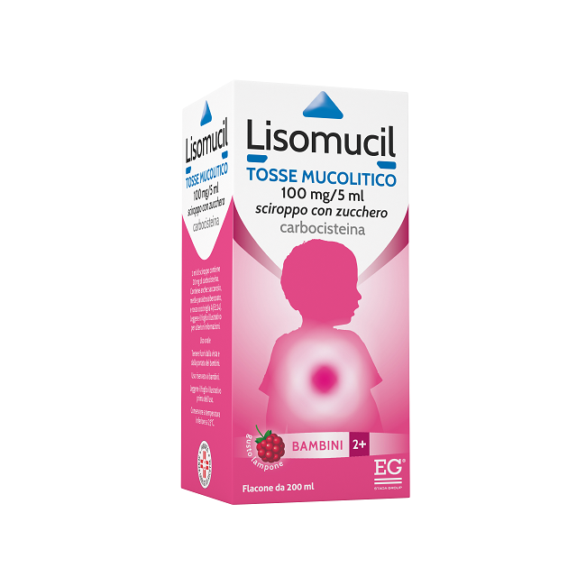Lisomucil Bambini 200 Ml 100 Mg/5 Ml C/zucchero Sciroppo