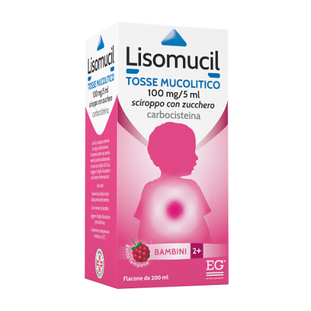 Lisomucil Bambini 200 Ml 100 Mg/5 Ml C/zucchero Sciroppo Lisomucil Bambini 200 Ml 100 Mg/5 Ml C/zucchero Sciroppo