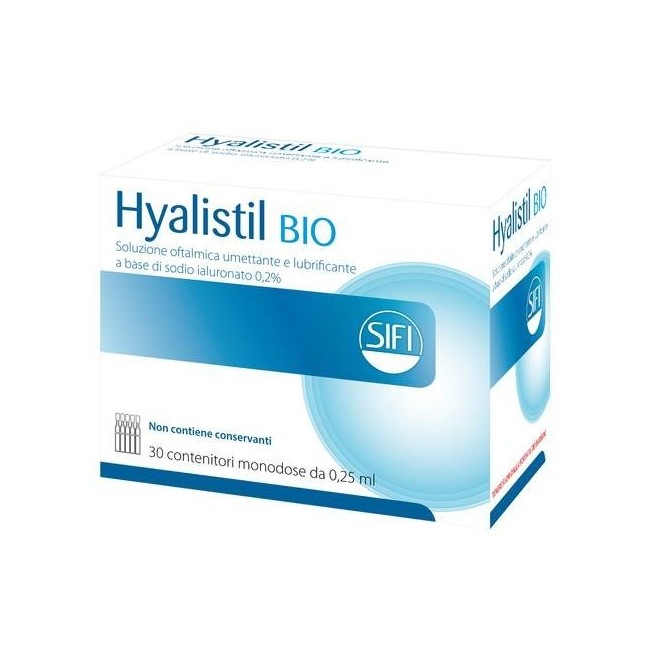 Hyalistil Bio Pf Soluzione Oftalmica Phosphate Free Monodose A Base Di Acido Ialuronico 0,2% 30 Flaconcini 0,25 Ml