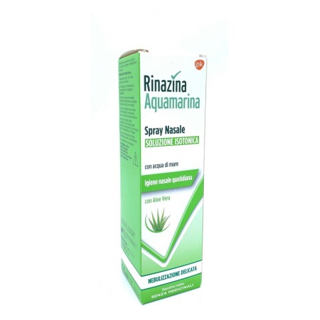 Rinazina Aquamarina Isotonica Aloe Spray Nebulizzazione Delicata 100 Ml
