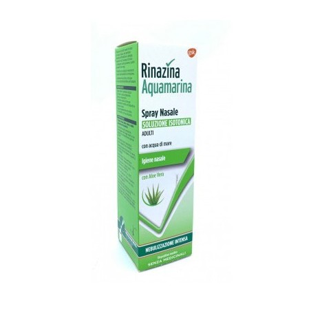 Rinazina Aquamarina Isotonica Aloe Spray Nebulizzazione Intensa 100 Ml