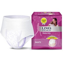Lines Specialist Maternity Mutandina Assorbente Per Perdite Post Parto Misura Medium 12 Pezzi