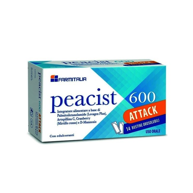 Peacist 600 Attack 14 Stick Pack Orosolubili Peacist 600 Attack 14 Stick Pack Orosolubili