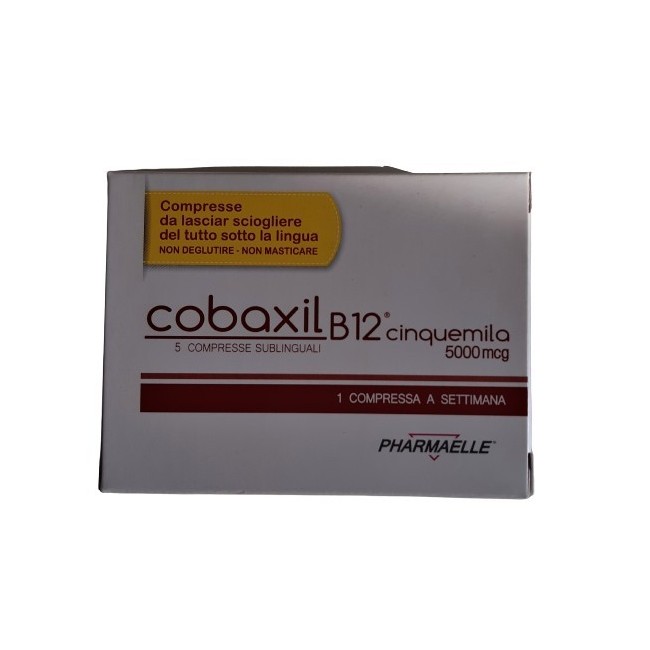 Cobaxil B12 5000mcg 5 Compresse Sublinguali Cobaxil B12 5000mcg 5 Compresse Sublinguali
