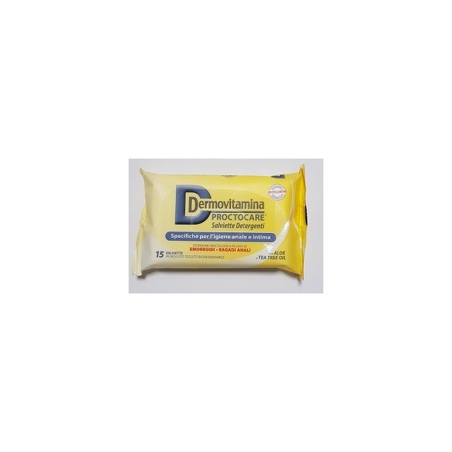 Dermovitamina Proctocare Salviette Detergenti 15 Pezzi