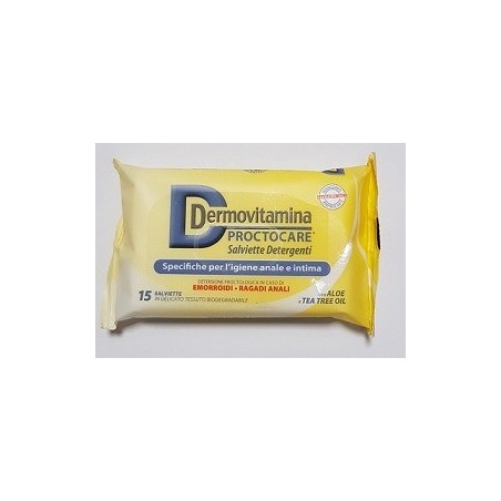 Dermovitamina Proctocare Salviette Detergenti 15 Pezzi