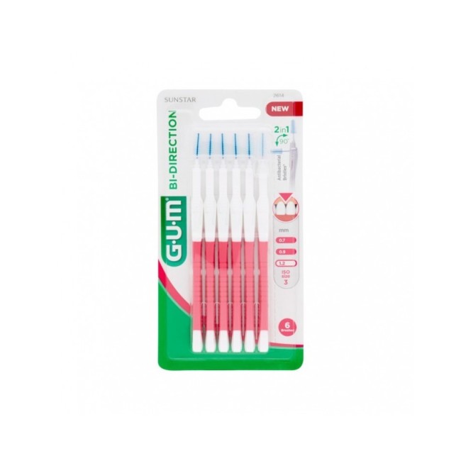Gum Bi-direction Scovolini Punta Fine 2614 6 Pezzi