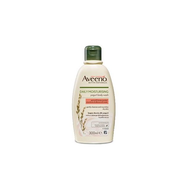 Aveeno Bagno Doccia Yogurt Albicocca & Miele 300 Ml
