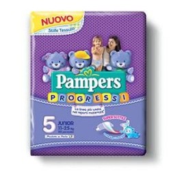 Pampers Progressi Junior Pannolino 5 11-25kg 19 Pezzi Pampers Progressi Junior Pannolino 5 11-25kg 19 Pezzi