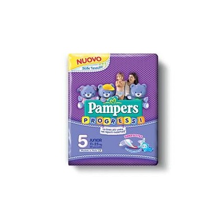 Pampers Progressi Junior Pannolino 5 11-25kg 19 Pezzi Pampers Progressi Junior Pannolino 5 11-25kg 19 Pezzi