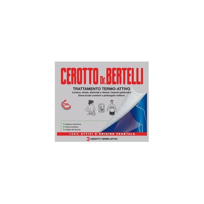 Dr Bertelli Cerotto Termo-attivo 3 Pezzi Dr Bertelli Cerotto Termo-attivo 3 Pezzi