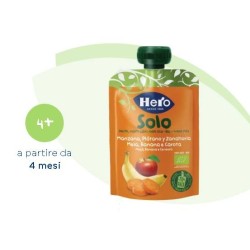 Hero Solo Frutta Frullata 100% Bio Mela Banana Carota 100 G