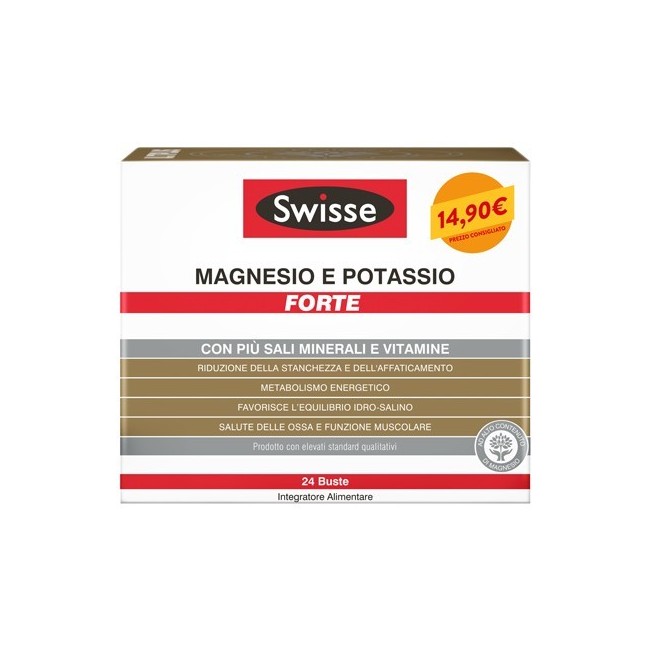 Swisse Magnesio Potassio Forte 24 Bustine Swisse Magnesio Potassio Forte 24 Bustine