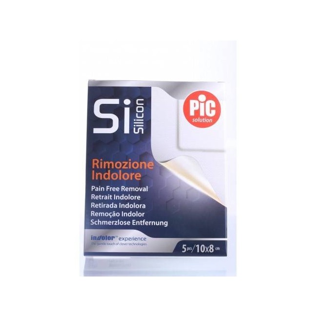 Cerotto Pic Postop Silicone 10x8 5 Pezzi Cerotto Pic Postop Silicone 10x8 5 Pezzi