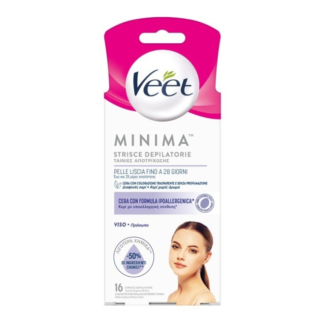 Veet Strisce Viso Ipoallergeniche 16 Pezzi Veet Strisce Viso Ipoallergeniche 16 Pezzi