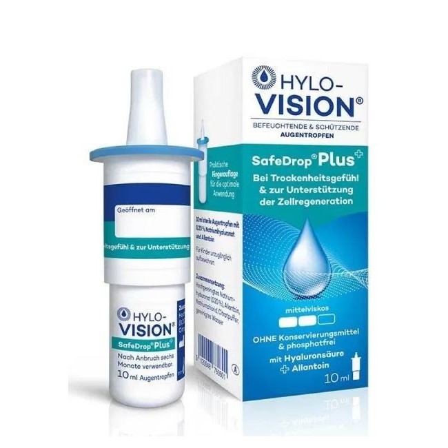 Hylovision Safe Drop Plus Collirio Idratante E Protettivo 10 Ml