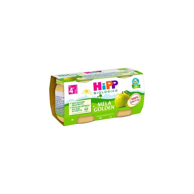 Hipp Bio Omogeneizzato Mela Golden 2 X 80 G