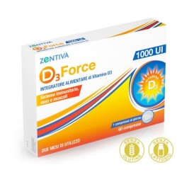 D3 Force Zentiva 1000ui 60 Compresse