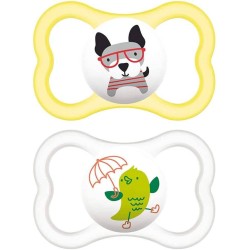 Mam Air Succhietto 16+ Mesi Silicone Neutro 2 Pezzi