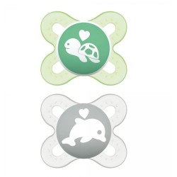 Mam Succhietto Original Start 0-2 Mesi Silicone Neutro 2 Pezzi