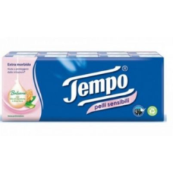 Tempo Fazzoletti Pelli Sensibili 10x9 Pezzi