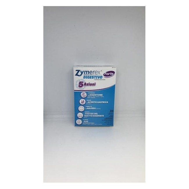Zymerex Digestivo Forte 5 Azioni 20 Compresse Masticabili Zymerex Digestivo Forte 5 Azioni 20 Compresse Masticabili