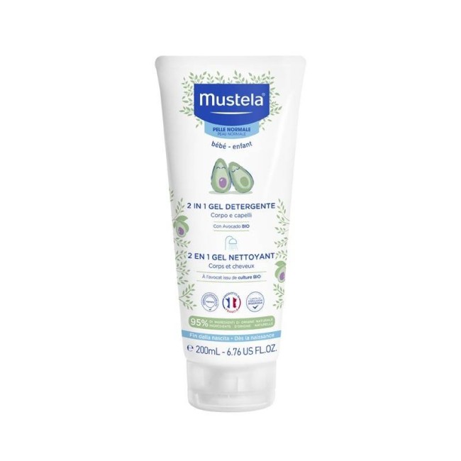 Mustela Gel 2 In 1 200 Ml Mustela Gel 2 In 1 200 Ml
