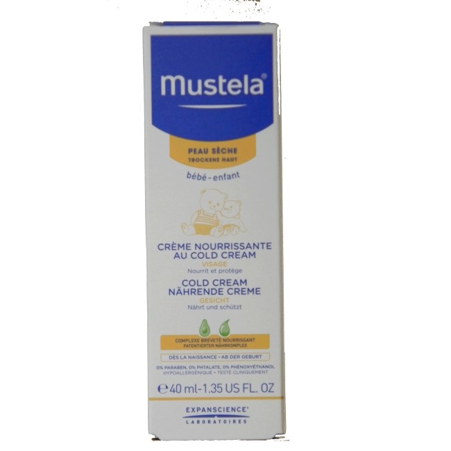 Mustela Crema Viso Nutriente Cold Cream 40 Ml Mustela Crema Viso Nutriente Cold Cream 40 Ml