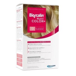Bioscalin Nutricolor Plus 9 Biondo Chiarissimo Crema Colorante 40 Ml + Rivelatore Crema 60 Ml + Shampoo 12 Ml + Trattamento Fina Bioscalin Nutricolor Plus 9 Biondo Chiarissimo Crema Colorante 40 Ml + Rivelatore Crema 60 Ml + Shampoo 12 Ml + Trattamento Fina