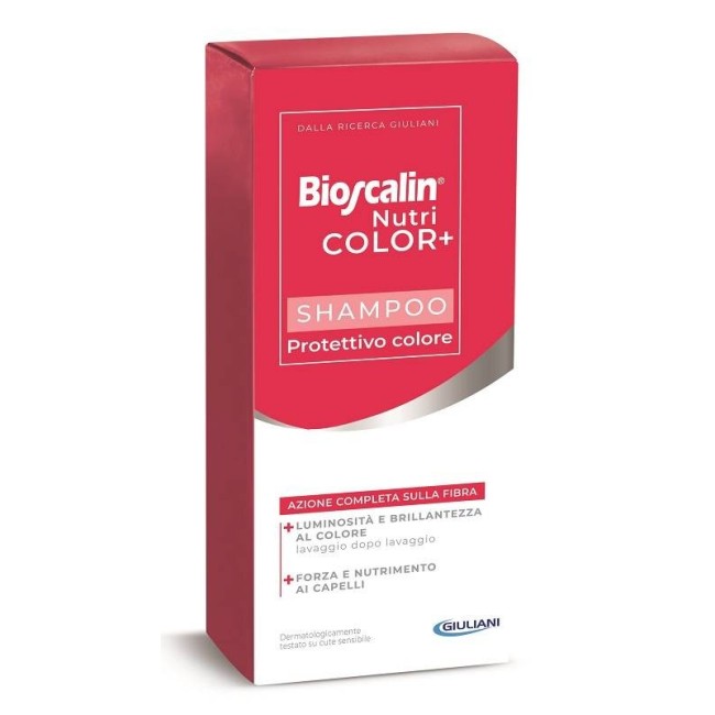 Bioscalin Nutricolor Plus 6,3 Biondo Scuro Dorato Crema Colorante 40 Ml + Rivelatore Crema 60 Ml + Shampoo 12 Ml + Trattamento F