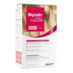 Bioscalin Nutricolor Plus 10,23 Sabbia Crema Colorante 40 Ml + Rivelatore Crema 60 Ml + Shampoo 12 Ml + Trattamento Finale Balsa