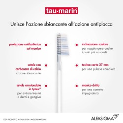 Taumarin Spazzolino Professional White Con Antibatterico Taumarin Spazzolino Professional White Con Antibatterico