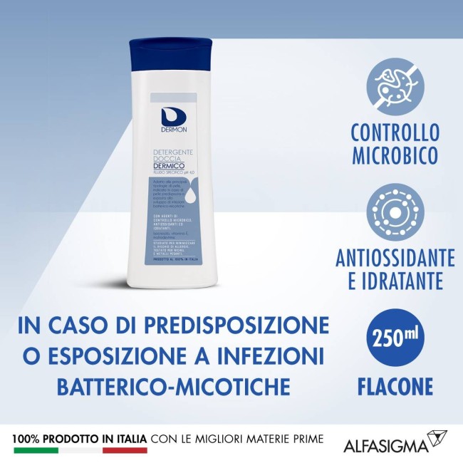 Dermon Detergente Doccia Dermico Ph 4,0 250 Ml Dermon Detergente Doccia Dermico Ph 4,0 250 Ml