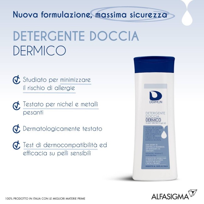 Dermon Detergente Doccia Dermico Ph 4,0 250 Ml Dermon Detergente Doccia Dermico Ph 4,0 250 Ml