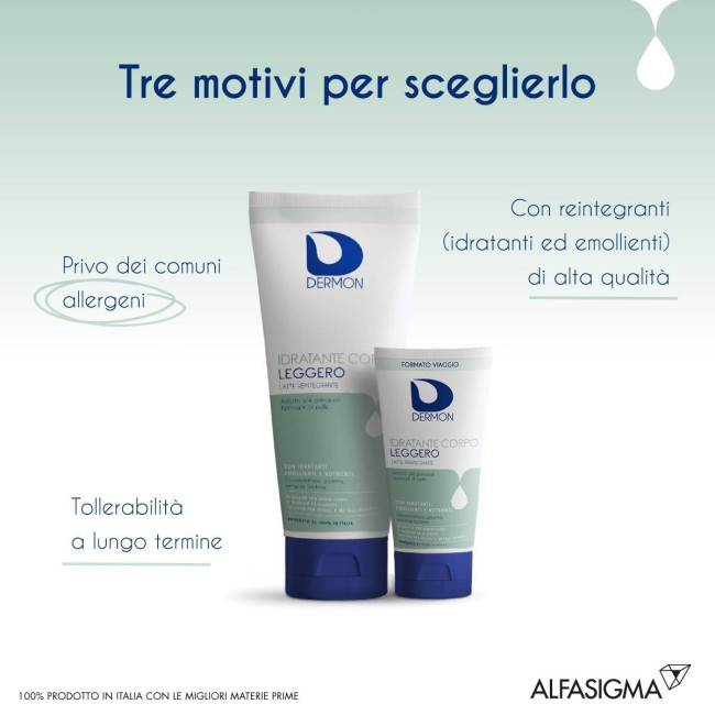 Dermon Idratante Corpo Leggero 100 Ml Dermon Idratante Corpo Leggero 100 Ml