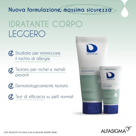 Dermon Idratante Corpo Leggero 100 Ml Dermon Idratante Corpo Leggero 100 Ml