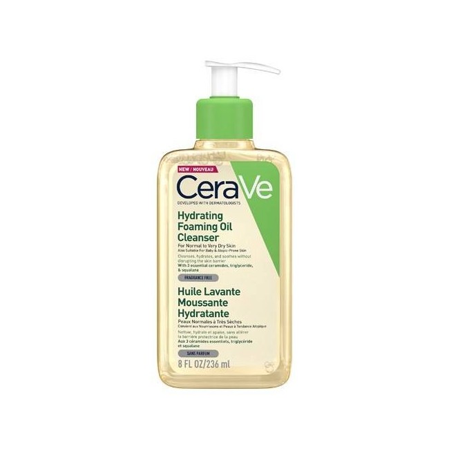 Cerave Olio Detergente Idratante Schiumogeno 236 Ml