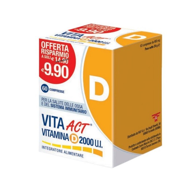 Vita Act Vitamina D 2000ui 60 Compresse