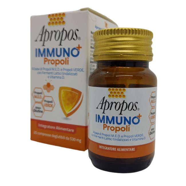 Apropos Immuno+ Propoli 20 Compresse Deglutibili Apropos Immuno+ Propoli 20 Compresse Deglutibili